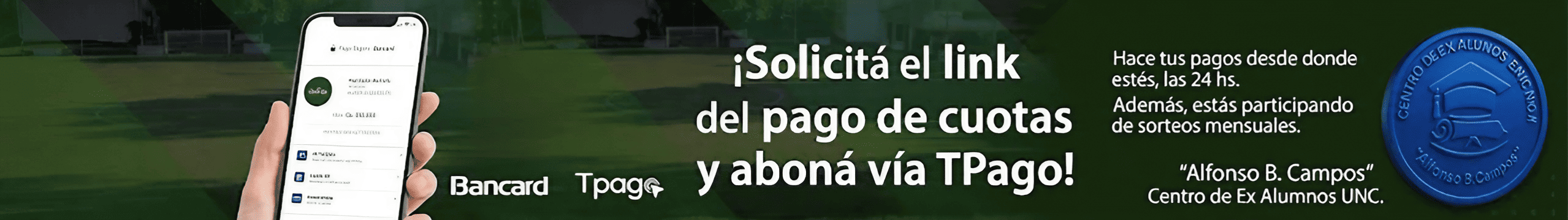 Solicitá el link del pago de cuotas y aboná vía TPago